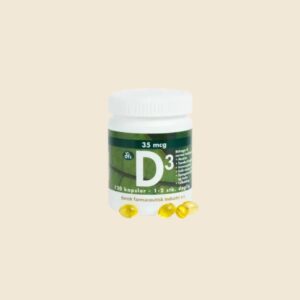 D3-vitamin, 35 mcg. 120 kapsler