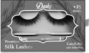 Dashy - Premium Silk Lashes + 5 Ml Adhesive Catch Me - Kunstige øjenvipper