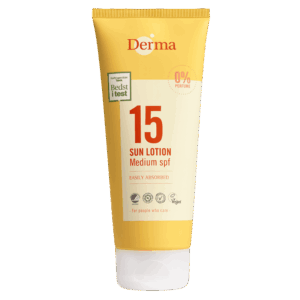 Derma Sun Sollotion Mellem SPF 15 (200 ml)