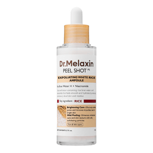 Dr. Melaxin Peel Shot Exfoliating White Rice Ampoule - 80 ml.
