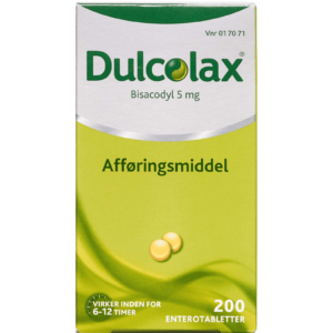Dulcolax Afføringsmiddel Enterotabletter 5 mg (200 tabl)