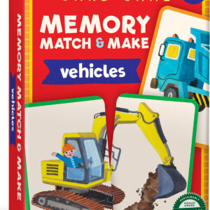 Eeboo - Vehicles Memory Match & Make - Køretøjer Huskespil