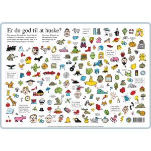 Er du god til at huske? dækkeserviet