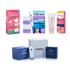 Eveline Smart Fertilitetssystem, Clearblue Advanced Digital 20-pak, ExSeed Health Sædtest & Conceive Plus 75ml Premium Fertilitetssystem