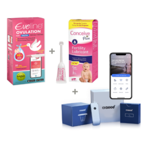 Eveline Smart Fertilitetssystem, ExSeed Health Sædtest & Conceive Plus Komplet Digital Fertilitetspakke til Begge Partnere
