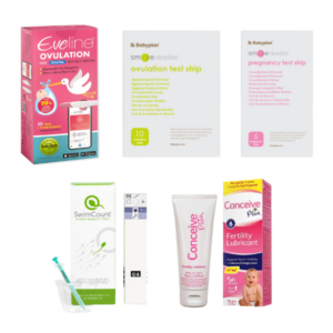 Eveline Smart Fertilitetssystem, Smile Reader, SwimCount Sædkvalitetstest & Conceive Plus 75ml Komplet Parkit til Jeres Fertilitet