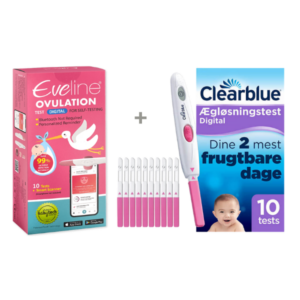 Eveline Smart Fertilitetssystem & Clearblue Digital Ægløsningstest Dobbelt Digital Præcision til at Finde Dine Mest Fertile Dage