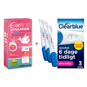 Eveline Smart Fertilitetssystem & Clearblue Ultra Tidligt Digital Ægløsningssporing og Tidlig Graviditetstestning