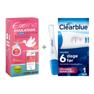 Eveline Smart Fertilitetssystem & Clearblue Ultratidlig Avanceret Digital Ægløsningssporing og Tidlig Graviditetstestning