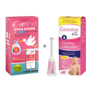 Eveline Smart Fertilitetssystem & Conceive Plus Fertilitetsgel Komplet Pakke til at Finde Det Rette Tidspunkt og Øge Chancen