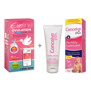 Eveline Smart Fertilitetssystem & Conceive Plus Multi-use 75ml Komplet Pakke til at Finde Det Rette Tidspunkt og Øge Chancen