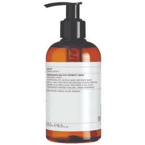 Evolve Organic Beauty Pomegranate and Goji Aromatic Wash (250 ml)