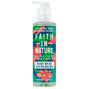 Faith in Nature Aloe Vera and Tea Tree Håndsæbe (400 ml)