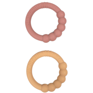 Filibabba Silikone Bidering Vintage Rose (2 stk)