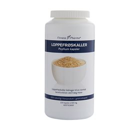 Fitness Pharma Loppefrøskaller Psyllium • 225 kap.
