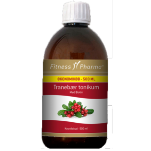 Fitness Pharma Tranebær Tonikum M. Biotin (500 ml)