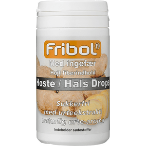 Fribol hoste/hals drops ingefær - 60 gram