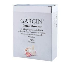 Garcin Hvidløg m. D3 vitamin (80kap)