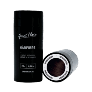 Great Hair Hårfibre - Mørkebrun (23 g.)