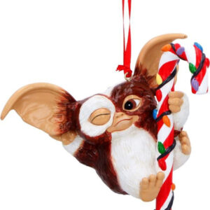 Gremlins - Gizmo Festive Candy Cane Hanging Ornament