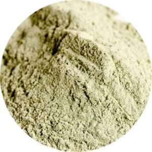 Grønt fransk ler 1 kg - superfint, rig på jern og silica, neutral pH - Hedenhus - Velegnet til ansigts- og kropspleje