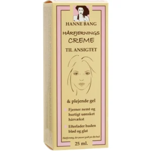 Hanne Bang Hårfjerningscreme Til Ansigtet 25 ml