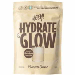 Heey! Hydrate & Glow Electrolytes + Coll-egan® Pineapple Coconut (240 g)