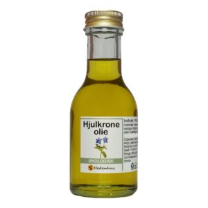Hjulkroneolie økologisk koldpresset 30 ml - Til hud, hår og massage - Hedenhus Borageolie, høj GLA, uraffineret