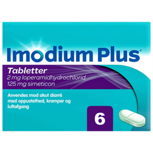 Imodium Plus Tabletter 2+125mg (6 stk)