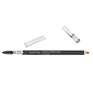 IsaDora BROW POWDER PEN - Øjenbrynsblyant - 01 Black