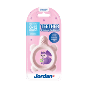 Jordan TB Step 0 Teether & Training Toothbrush (1 stk)