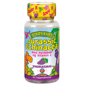Kal DinoSaurs Jurassic Echinacea med hyldebærsmag (30 tyggetabletter)