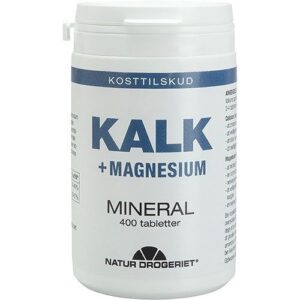 Kalk + magnesium - 400 tabletter