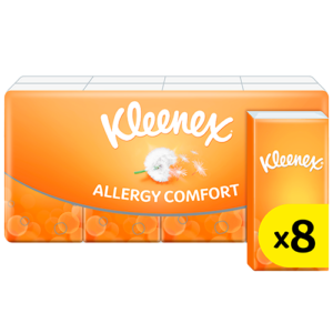 Kleenex Allergy Comfort Lomme (8 pk)