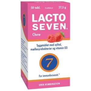 Lacto Seven Chew - 50 tab. (Holdbarhed 04-2027)