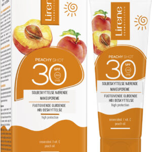 Lirene - Solbeskyttende Nærende Makeupcreme Spf 30 - Fersken