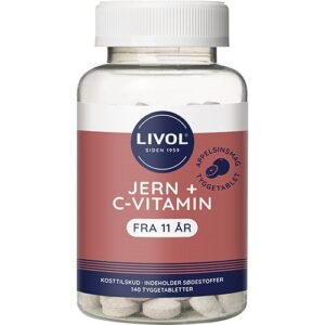 Livol Jern + C-vitamin - 140 tabletter