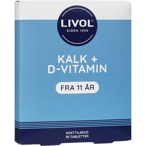 Livol Kalk + D-vitamin - 30 tabl.