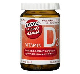 Livol Vitamin D 10 µg • 220 tab.