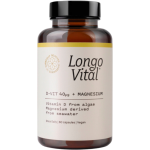 Longo Vital D-vitamin & Magnesium (60 stk)