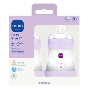 MAM Easy Start Anti Colic Pink (160 ml) (2 stk)