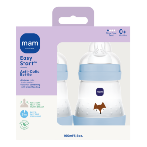 MAM Easy Start Anti Colic Sutteflaske Blue (160 ml) (2 stk)