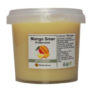 Mango smør koldpresset økologisk 1 kg - Til hud- og hårpleje, rig på essentielle fedtsyrer, fugtgivende, blødgørende - Hedenhus