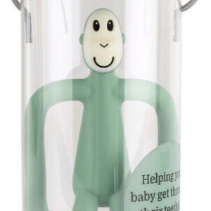 Matchstick Monkey - Teething Toy And Gel Applicator - Mintgrøn