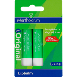 Mentholatum Læbepomade Original (2 x 4,5 g)