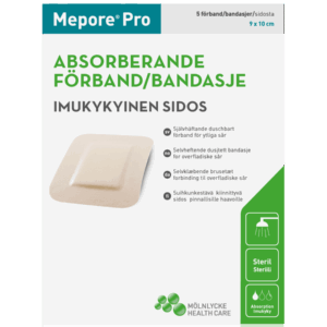 Mepore Pro Plaster Brusetæt 9 x 10 cm (5 stk)