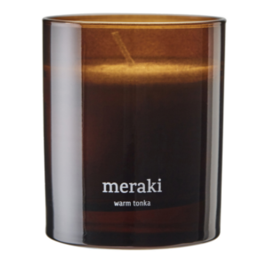 Meraki Duftlys, Warm Tonka, 9,5cm x 8cm