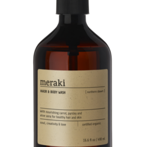 Meraki Hair & body wash, Northern Dawn, 490ml.