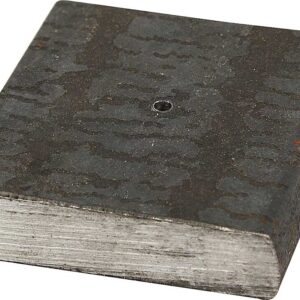 Metalfod - Str. 4x4x1 Cm - Hulstr. 2 Mm - 1 Stk.