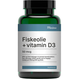 Mezina Fiskeolie med vitamin D3 - 50 mcg